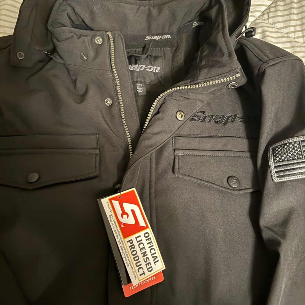 Snap Black Men's Jacket